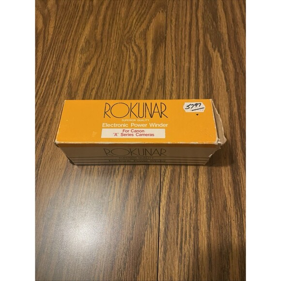 Rokunar Power Winder | for Canon A Series Cameras w/Leather Case Vintage - Picture 6 of 10